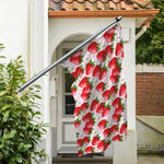 Strawberry Fruit Pattern Print Polyester Flag