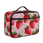 Strawberry Fruit Pattern Print Portable Lunch Bag