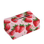 Strawberry Fruit Pattern Print Rectangle Tissue Box Cover