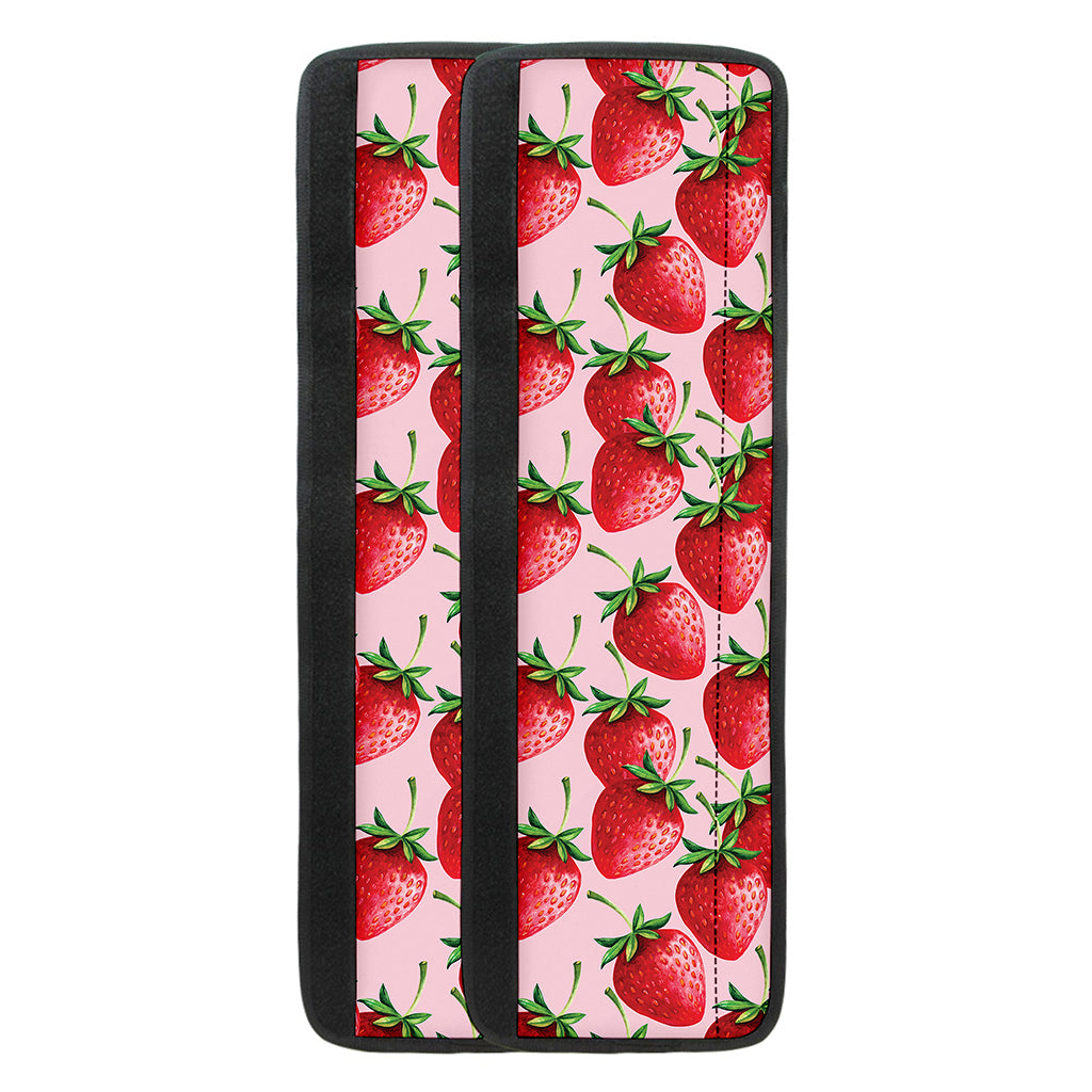 Strawberry Fruit Pattern Print Refrigerator Handle Covers