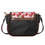 Strawberry Fruit Pattern Print Saddle Bag
