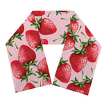 Strawberry Fruit Pattern Print Scarf