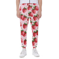 Strawberry Fruit Pattern Print Joggers