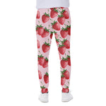 Strawberry Fruit Pattern Print Scuba Joggers
