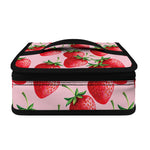 Strawberry Fruit Pattern Print Small Lunch Bag