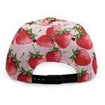 Strawberry Fruit Pattern Print Snapback Cap