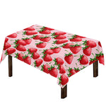 Strawberry Fruit Pattern Print Tablecloth