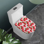 Strawberry Fruit Pattern Print Toilet Lid Cover