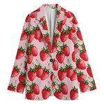 Strawberry Fruit Pattern Print Women's Blazer