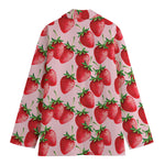Strawberry Fruit Pattern Print Women's Blazer