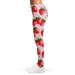 Strawberry Fruit Pattern Print Women's Leggings