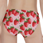 Strawberry Fruit Pattern Print Women's Panties