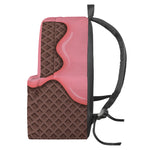 Strawberry Ice Cream Melted Print Backpack