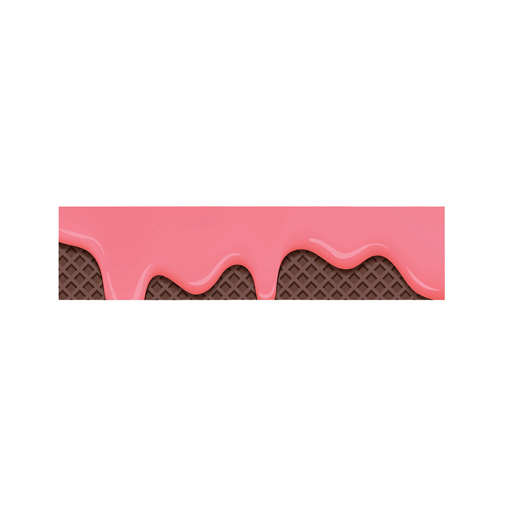 Strawberry Ice Cream Melted Print Bed Runner