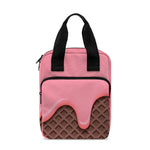 Strawberry Ice Cream Melted Print Bible Tote Bag