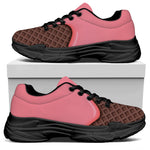 Strawberry Ice Cream Melted Print Black Chunky Shoes