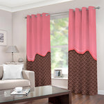 Strawberry Ice Cream Melted Print Blackout Grommet Curtains