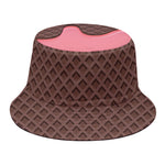 Strawberry Ice Cream Melted Print Bucket Hat