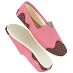 Strawberry Ice Cream Melted Print Casual Shoes