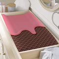 Strawberry Ice Cream Melted Print Changing Pad Cover