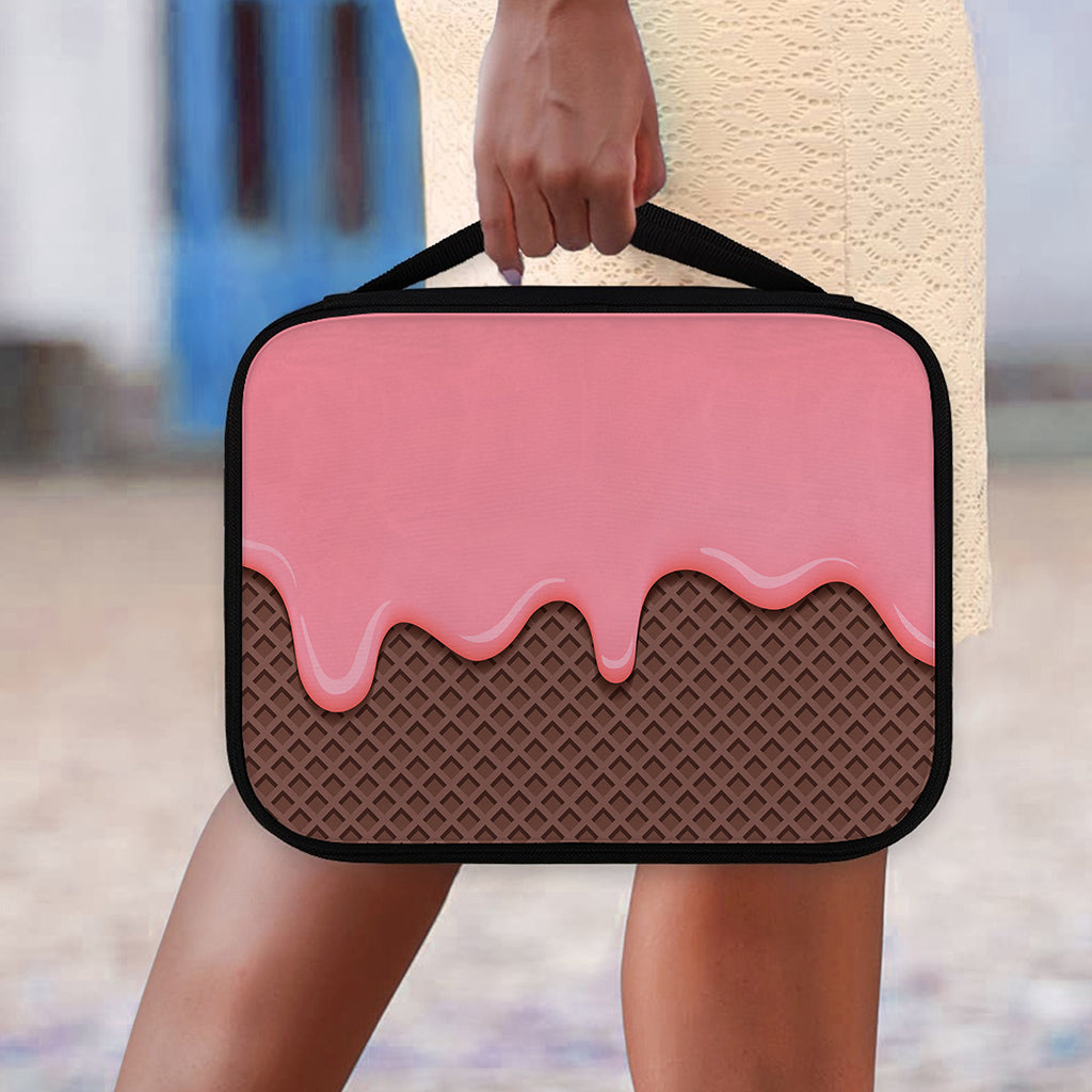 Strawberry Ice Cream Melted Print Classic Bible Case