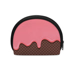 Strawberry Ice Cream Melted Print Coin Purse