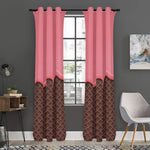 Strawberry Ice Cream Melted Print Curtain
