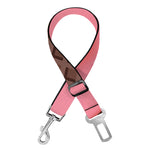 Strawberry Ice Cream Melted Print Dog Seat Belt