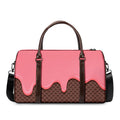 Strawberry Ice Cream Melted Print Duffel Bag