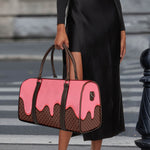 Strawberry Ice Cream Melted Print Duffle Bag