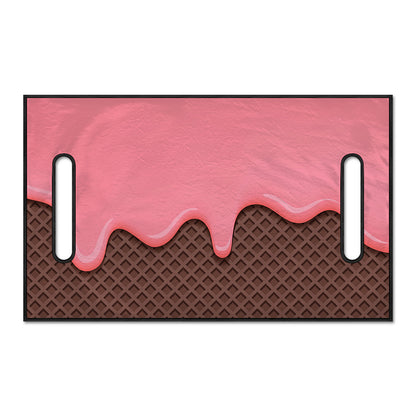 Strawberry Ice Cream Melted Print Golf Cart Seat Cover