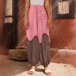 Strawberry Ice Cream Melted Print Harem Pants