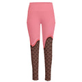 Strawberry Ice Cream Melted Print High-Waisted Pocket Leggings