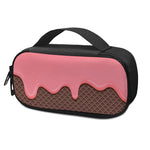 Strawberry Ice Cream Melted Print Insulin Cooler Travel Case