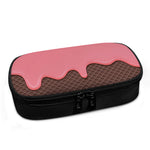 Strawberry Ice Cream Melted Print Insulin Cooler Travel Case
