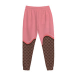 Strawberry Ice Cream Melted Print Jogger Pants