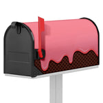 Strawberry Ice Cream Melted Print Mailbox Cover