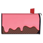 Strawberry Ice Cream Melted Print Mailbox Cover