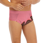 Strawberry Ice Cream Melted Print Men's Briefs