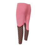 Strawberry Ice Cream Melted Print Men's Compression Pants
