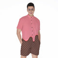 Strawberry Ice Cream Melted Print Men's Romper