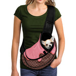 Strawberry Ice Cream Melted Print Pet Sling Carrier