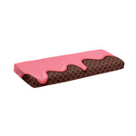 Strawberry Ice Cream Melted Print Piano Keyboard Cover