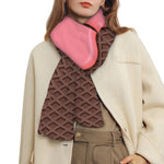 Strawberry Ice Cream Melted Print Scarf