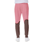 Strawberry Ice Cream Melted Print Scuba Joggers