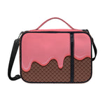 Strawberry Ice Cream Melted Print Shoulder Strap Bible Bag