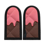 Strawberry Ice Cream Melted Print Skillet Handle Cover