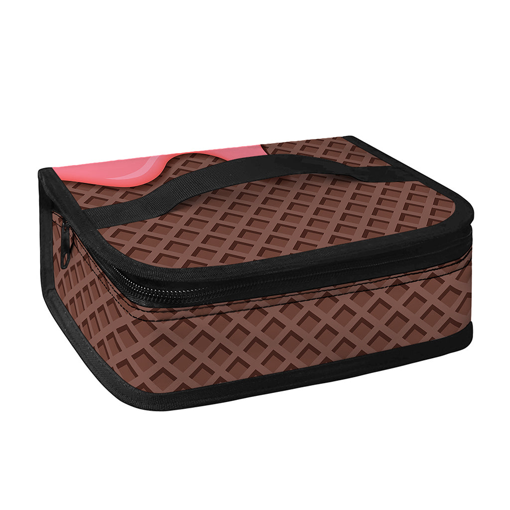 Strawberry Ice Cream Melted Print Small Lunch Bag