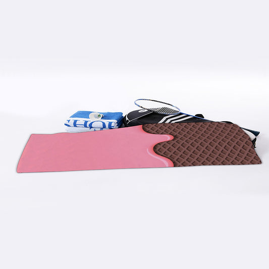 Strawberry Ice Cream Melted Print Sports Towel