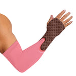Strawberry Ice Cream Melted Print Sun Protection Arm Sleeves